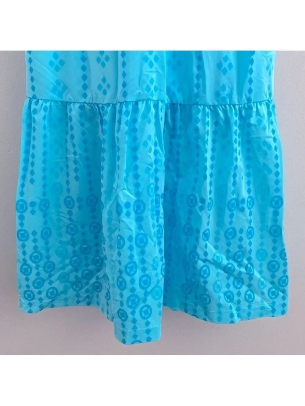 Y2K vintage Abercrombie & Fitch turquoise maxi dress